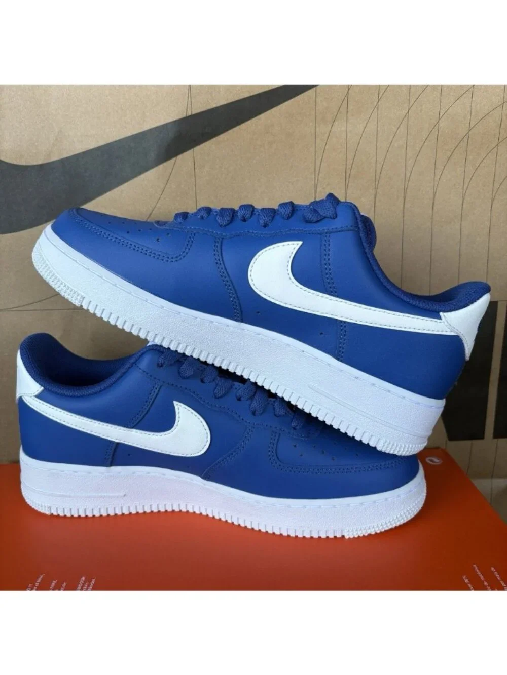 NEW Nike Air Force 1 '07 Low 'College Blue White’ FJ4146-102 Men Size 9